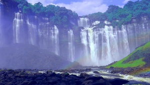 高山瀑布