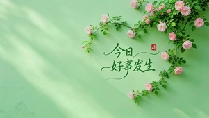 今日好事发生