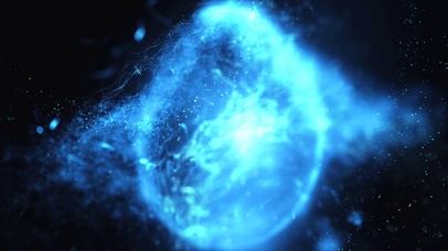 4K 高清 抽象背景浮动粒子