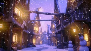 唯美治愈雪景