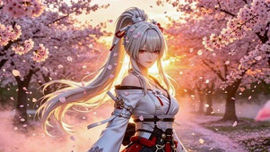 绯雪：樱花夕照
