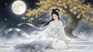 中秋月圆之夜