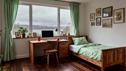 【雨景】简约小屋