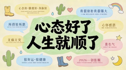 心态好人生就顺了