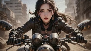 废土世界的机车美女