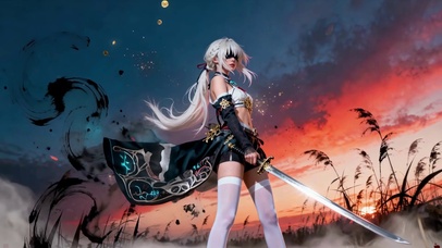 银华剑姬的黄昏墨风的飒剑绝章