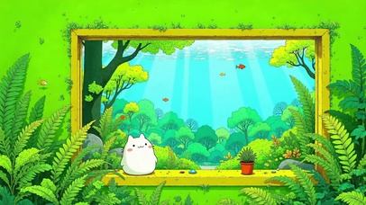 护眼海底可爱团子