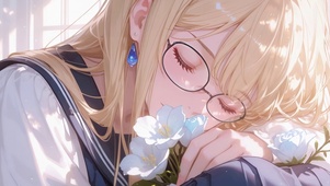 花香漫入的静谧