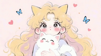 甜美可爱女孩