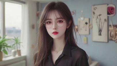 文艺范儿清纯女生