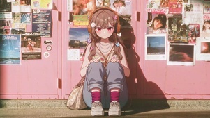 听歌的少女