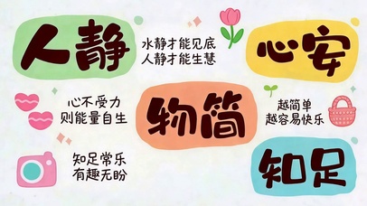 人静物简知足心安