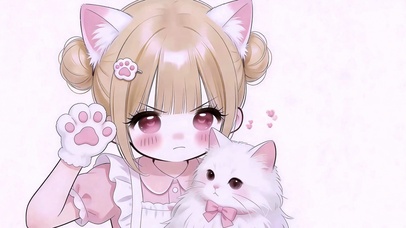 软萌猫系少女