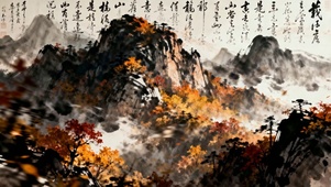丹枫叠嶂