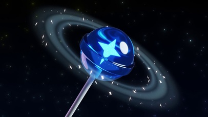 蓝色星空棒棒糖
