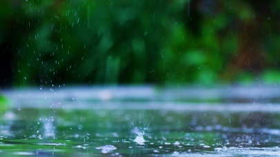 4K雨滴屏~