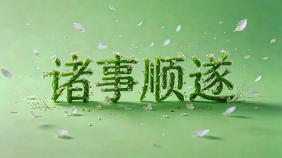 花瓣环绕，诸事顺遂