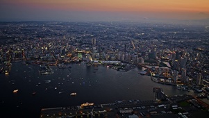 4k城市夜景航拍