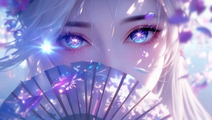 星瞳扇影 虹花万彩