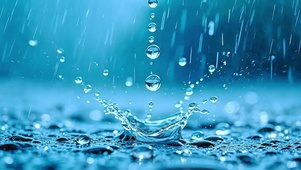 唯美雨水皇冠4K