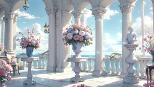 海边花廊