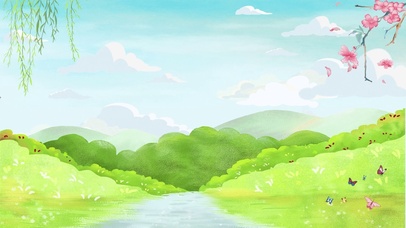 春天春季户外乡村风光