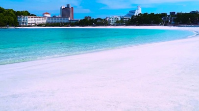 白色沙滩无缝循环