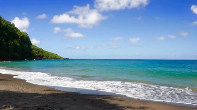 夏日阳光海滩海浪