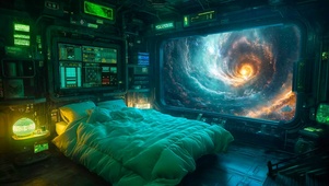 太空科技卧室