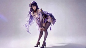 紫发二次元美少女雷电将军