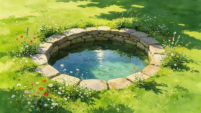 小清新水潭