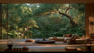 国风庭院4K