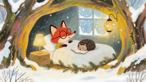 冬天温暖的房间