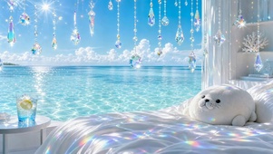 清新海景卧室