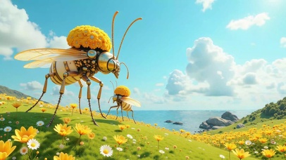 花花草草蓝天大海奇趣生物