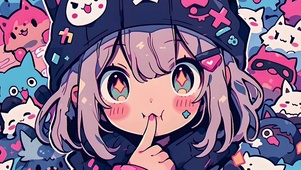 萌系小女孩