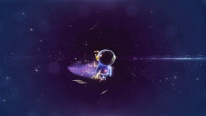 奔跑的宇宙小人