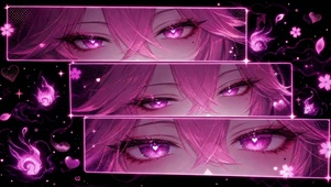 八重神子唯美眼眸