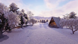雪中小屋