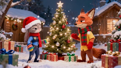 圣诞氛围朱迪尼克