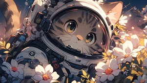 宇航员猫咪