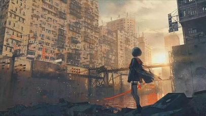 旧城区少女