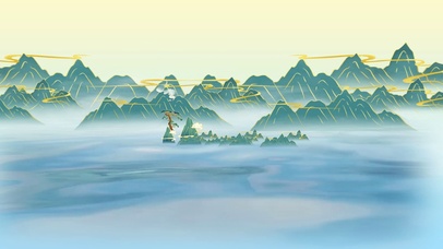 中国风国潮风水墨敦煌