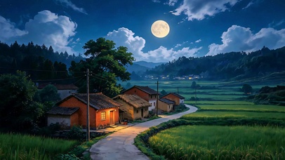 旧山村的记忆
