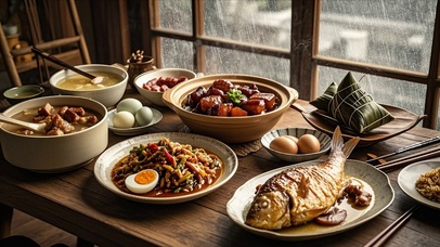 【雨景】雨天的晚餐