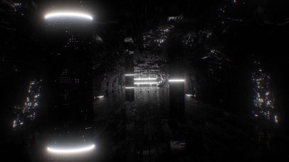 炫酷暗黑科技隧道