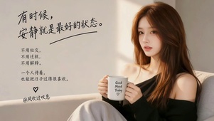 文静可爱女孩