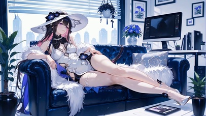 长腿少女大丽花