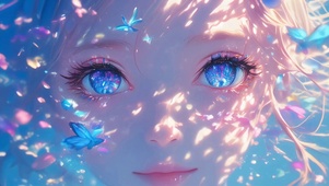 时间刚好眉眼带微笑