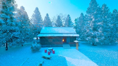 雪中小屋（双端）